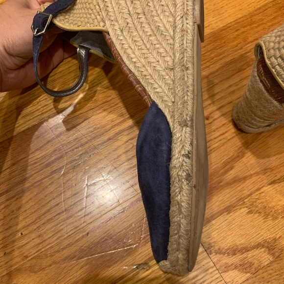 Sam Edelman Harmony Navy Espadrilles Size 8.5M - Picture 3 of 6